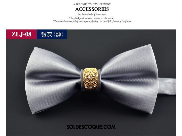 Nœud Papillon Homme Accessoires Rouge Le Marié Vêtements De Cérémonie Décoration En Vente