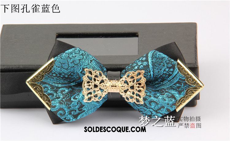 Nœud Papillon Homme Modèle Tendance Personnalité Bleu Métal En Ligne