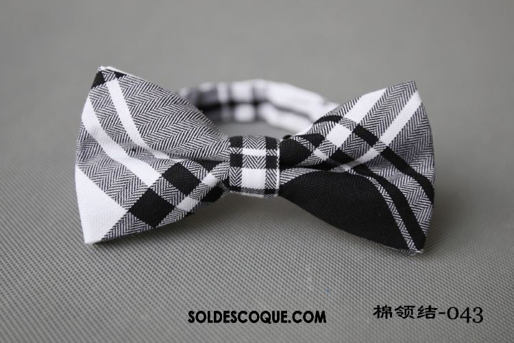 Nœud Papillon Homme Treillis 100% Coton Tendance Loisir Rétro Soldes