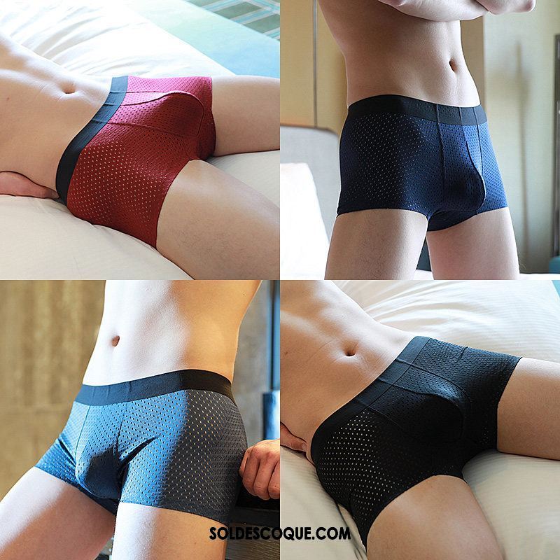 Shorty Homme Bambou Réseau Respirant Une Pièce Tendance Soldes