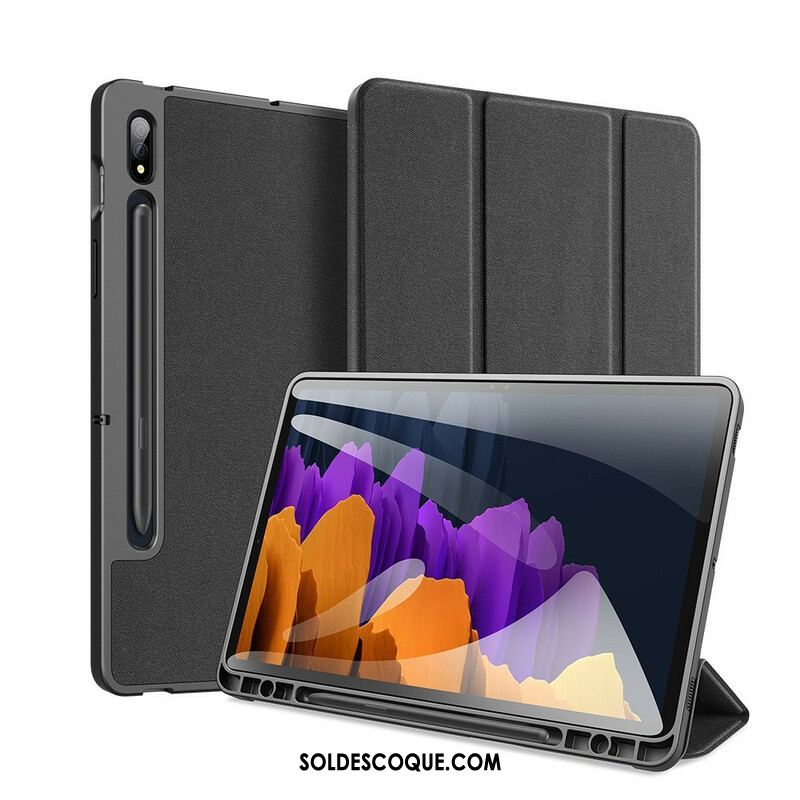 Smart Case Samsung Galaxy Tab S8 Plus / S7 Plus  / S7 FE Domo Series DUX-DUCIS