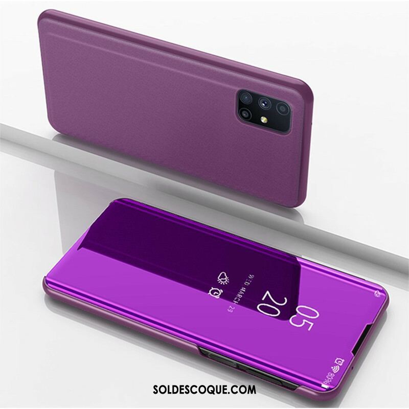 View Cover Samsung Galaxy M51 Miroir et Simili Cuir