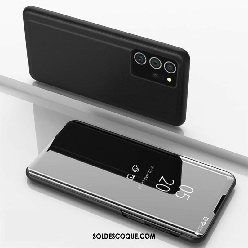 View Cover Samsung Galaxy Note 20 Ultra Miroir et Simili Cuir