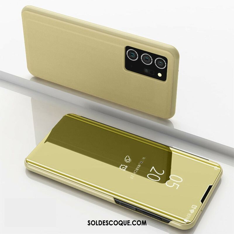 View Cover Samsung Galaxy Note 20 Ultra Miroir et Simili Cuir