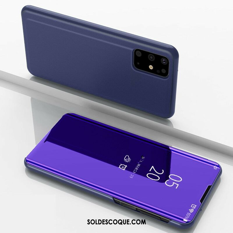 View Cover Samsung Galaxy S20 Plus / S20 Plus 5G Miroir et Simili Cuir