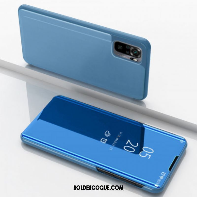 View Cover Xiaomi Redmi Note 10/10S/Poco M5s Miroir et Simili Cuir