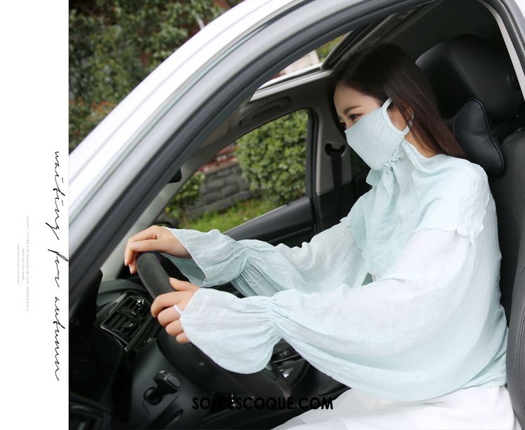 Vêtement Anti Uv Femme Masques Conduire Voiture Électrique Été Gant En Vente