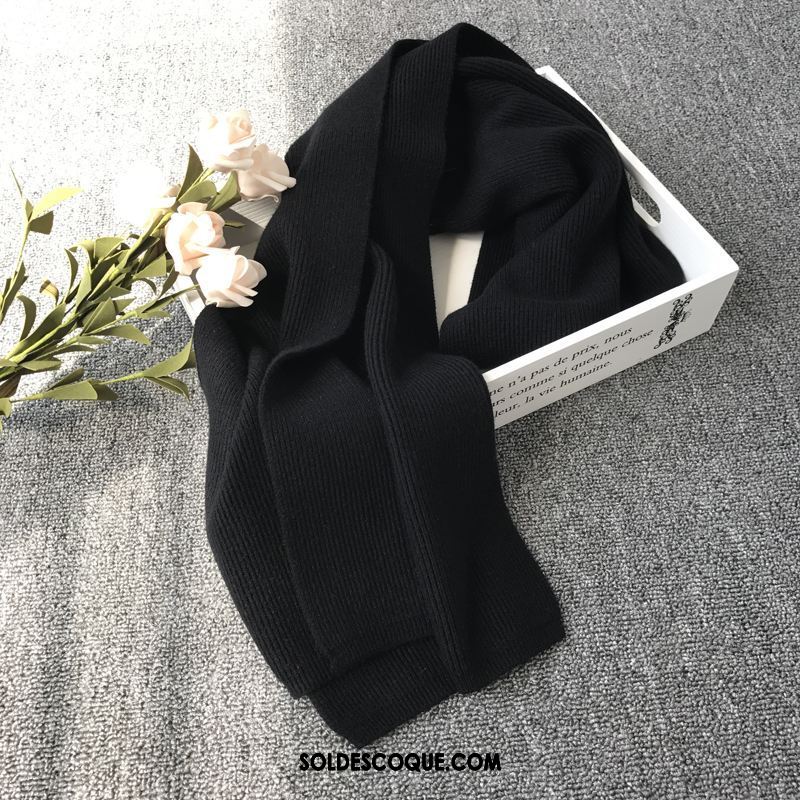 Écharpe Femme Collier Noir L'automne Homme Hiver Pas Cher