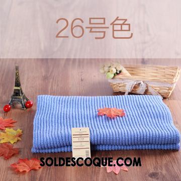 Écharpe Femme Hiver Rouge Garder Au Chaud Tricot Étudiant Soldes