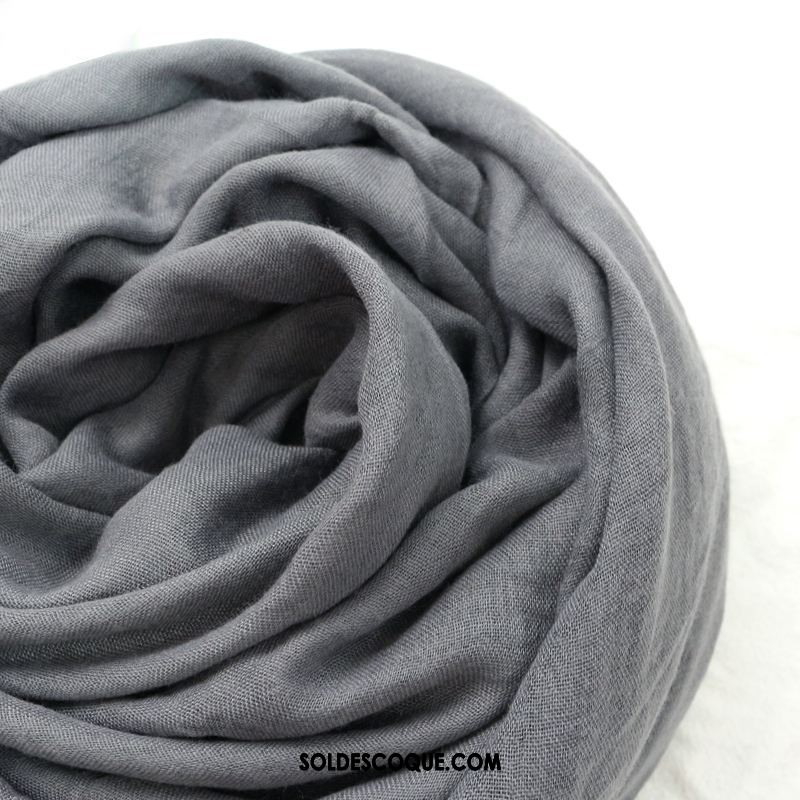 Écharpe Femme Homme Multifonctions Châle Le Nouveau Gris Soldes