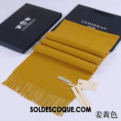 Écharpe Femme Longue Section Entreprise Châle Collier Plus Épais Soldes