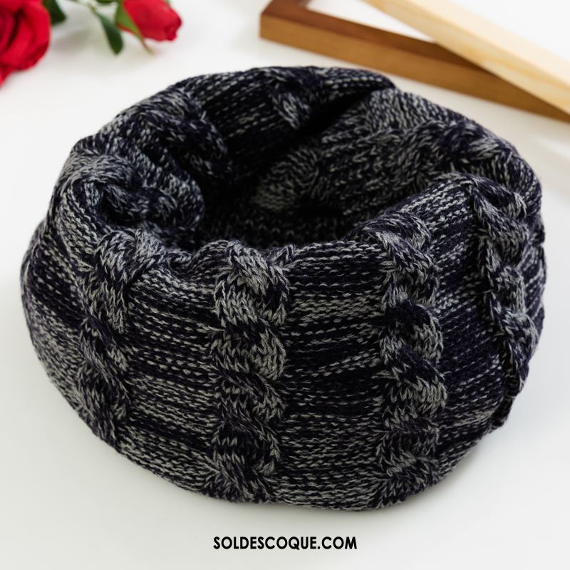 Écharpe Homme Femme Tricot Collier Hiver Étudiant France