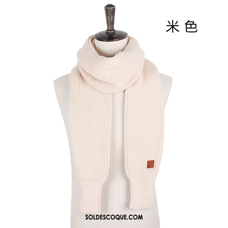 Écharpe Homme Tendance Tricot Hiver De Laine Amoureux Soldes