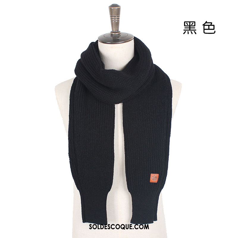 Écharpe Homme Tendance Tricot Hiver De Laine Amoureux Soldes