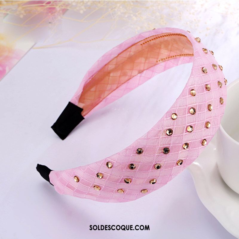 Épingle À Cheveux Femme Bandeau Ornements De Cheveux Diamant Accessoires Antidérapant En Vente