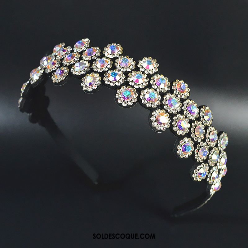 Épingle À Cheveux Femme Luxueux Pierres De Strass Fleurs Ornements De Cheveux Bandes Cheveux En Ligne