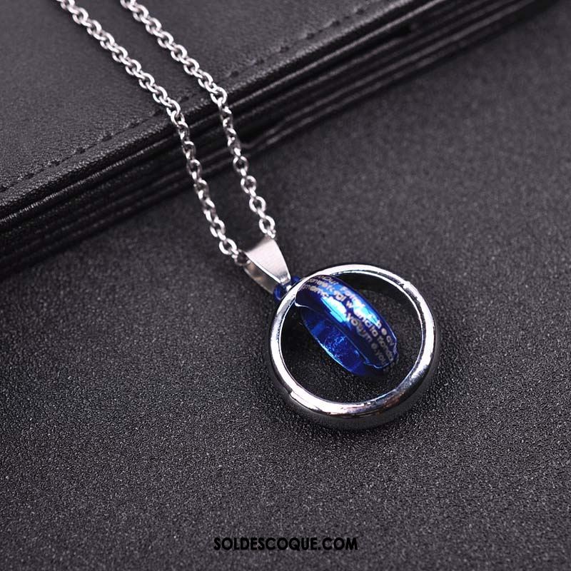 Bijoux En Argent Homme Bleu Personnalité Argenté Femme Chandail En Vente