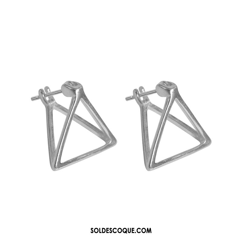 Boucles D'oreilles Femme Accessoires Simple Dimensionnel Petit Pure Pas Cher