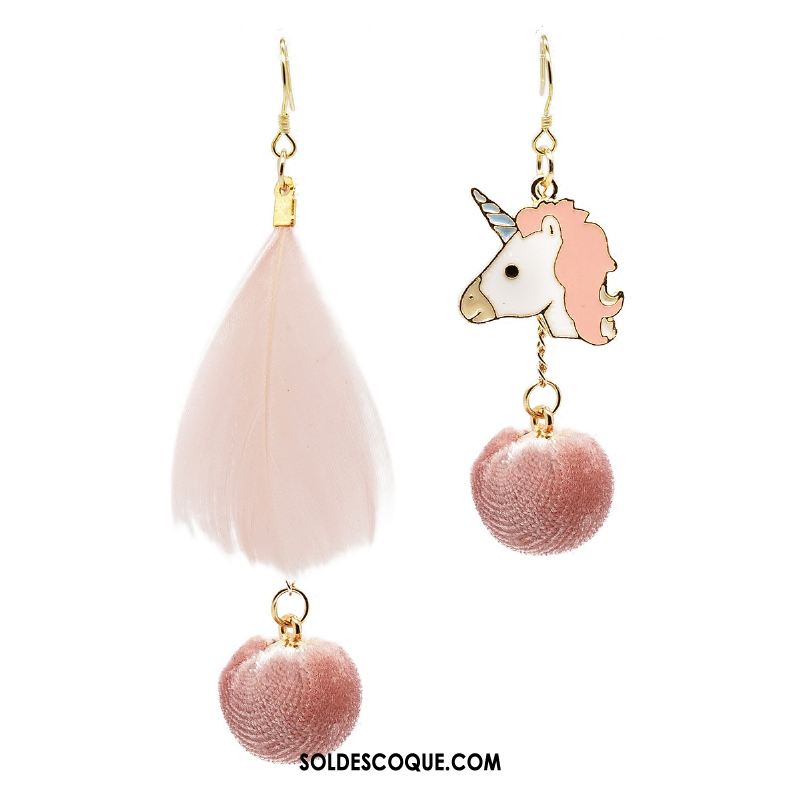 Boucles D'oreilles Femme Argenté Charmant Printemps Le Nouveau Rose En Vente