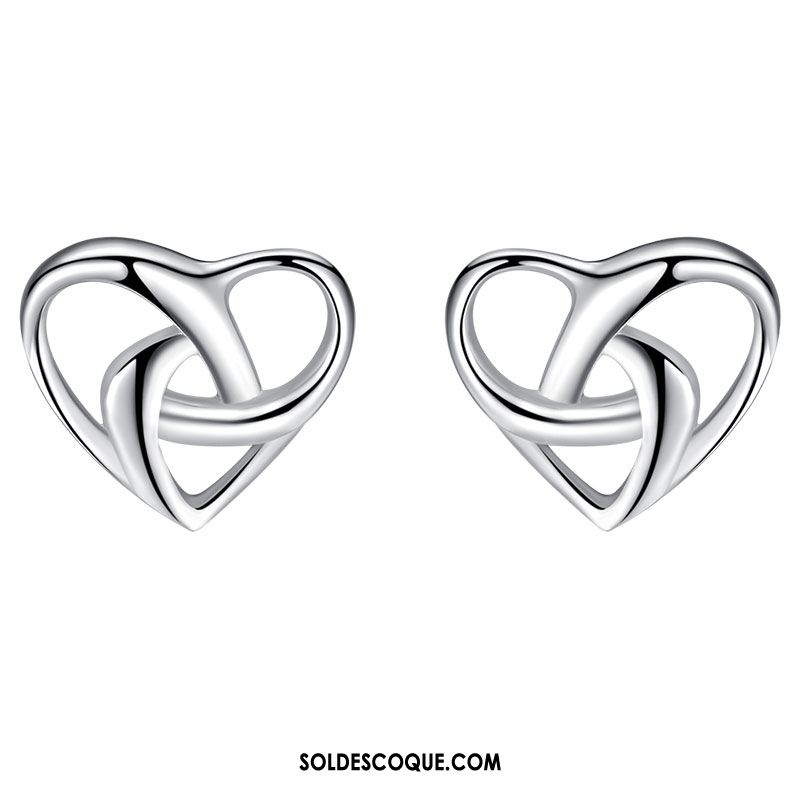 Boucles D'oreilles Femme Argenté Tempérament Étudiant Personnalité All-match En Vente