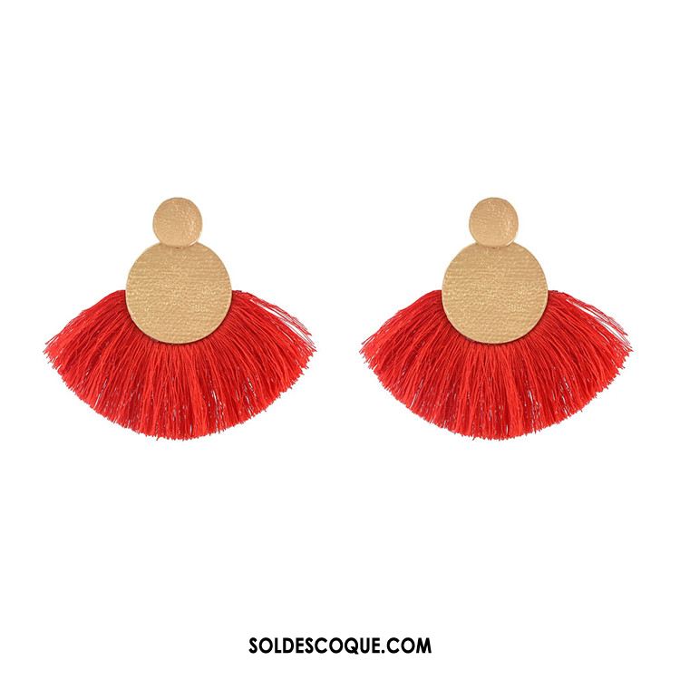 Boucles D'oreilles Femme Charmant Rétro Bord De Mer Personnalité Tassel France