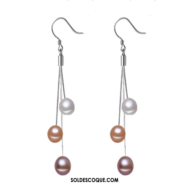 Boucles D'oreilles Femme Longue Argenté Tassel Longue Section Modèles Féminins Soldes