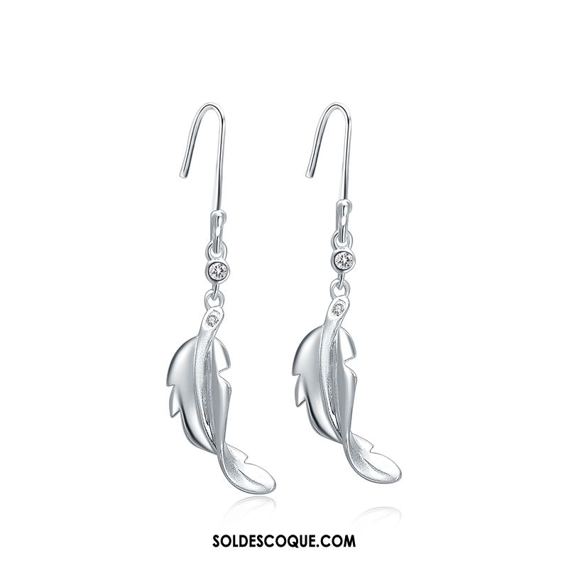 Boucles D'oreilles Femme Longue Section Pure Argenté Tassel Tempérament Pas Cher