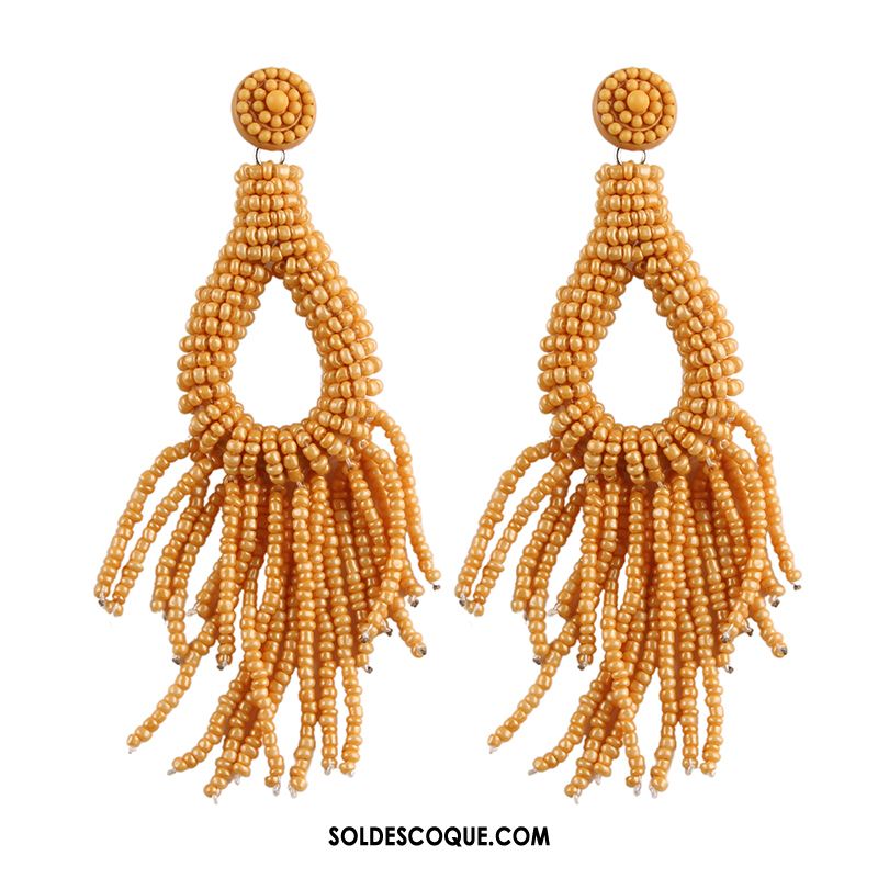 Boucles D'oreilles Femme Multicouche Le Nouveau Manuel Tassel Rétro En Vente