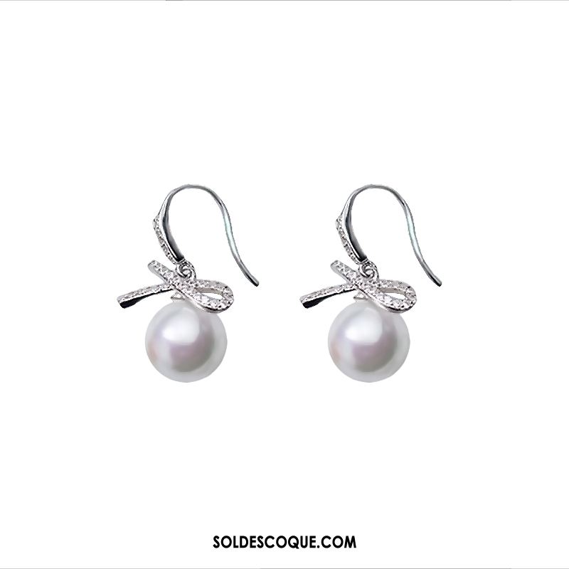 Boucles D'oreilles Femme Tempérament Perle Pure Simple Pendentif Pas Cher