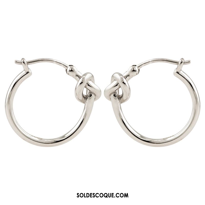 Boucles D'oreilles Femme Tempérament Style Tendance Grande Marque Argenté Pas Cher