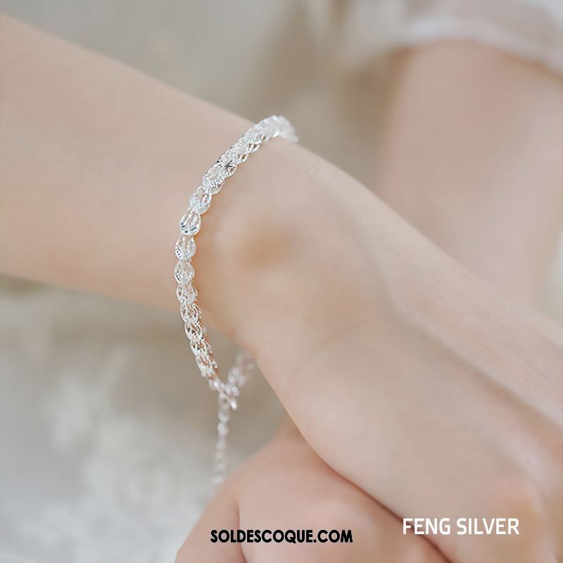 Bracelets Femme Authentique Étudiant Bracelet Argenté Pure Soldes