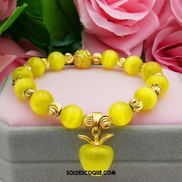 Bracelets Femme Jaune Pendentif Cadeau Modèles Féminins Naturel En Ligne