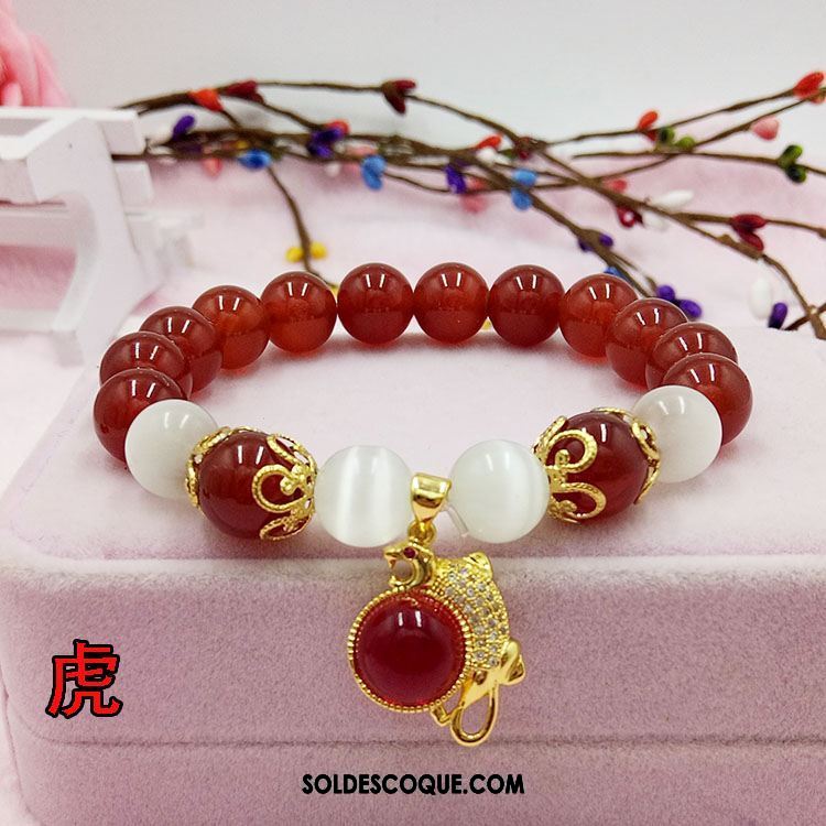 Bracelets Femme Pendentif Bracelet Rouge Naturel En Vente