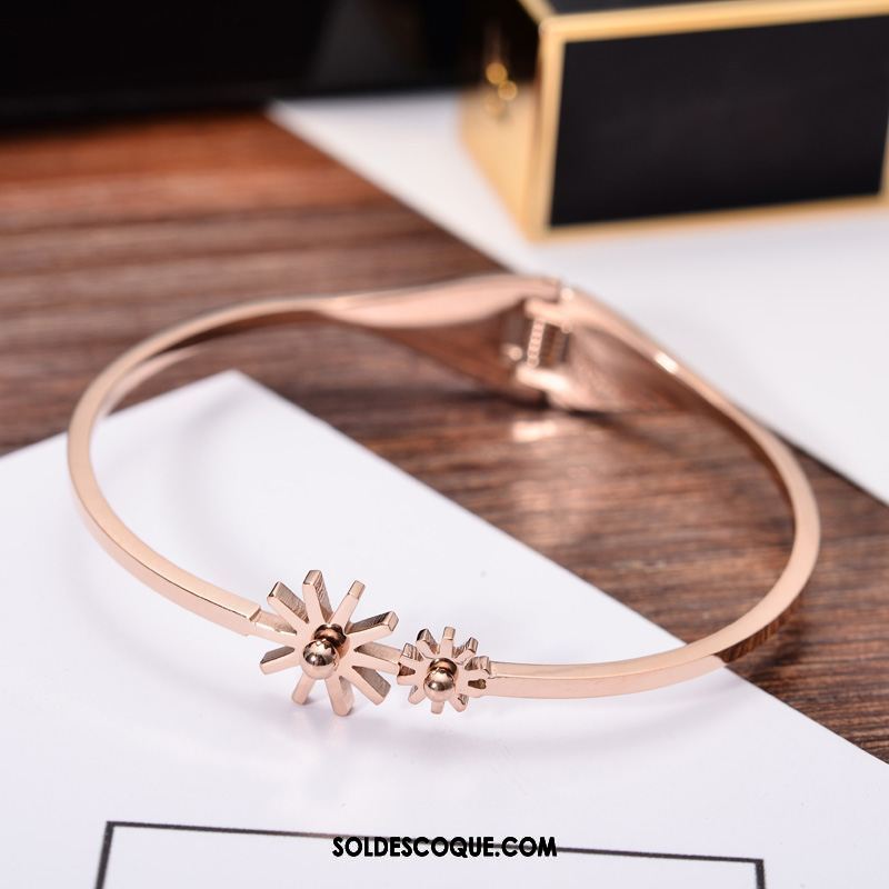 Bracelets Femme Tempérament Tendance Europe Accessoires Fleur Soldes