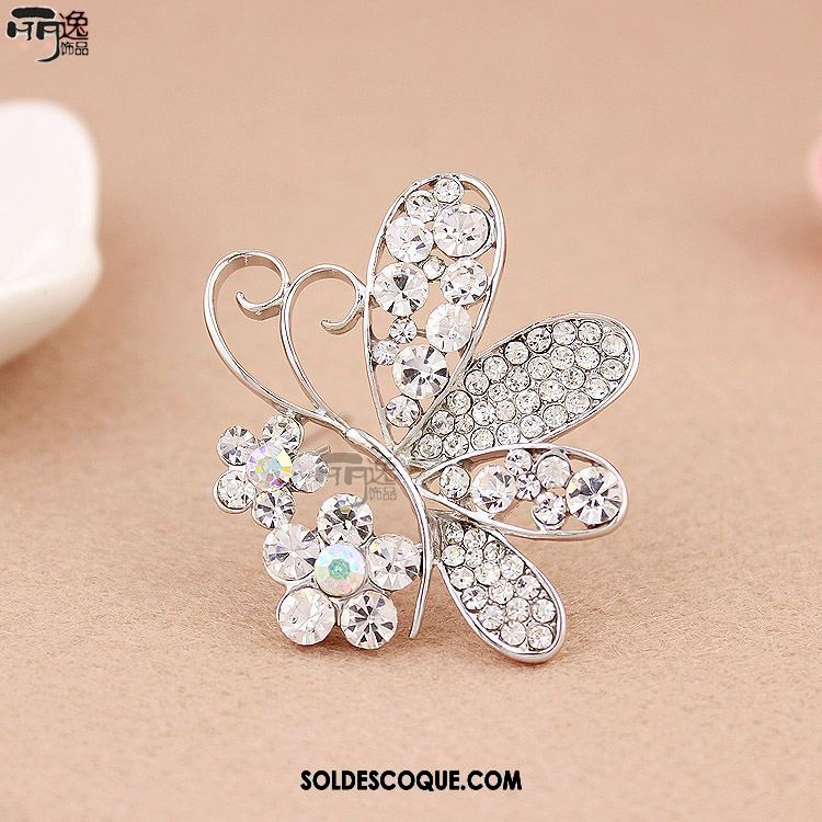 Broche Femme Châle Pierres De Strass Modèles Féminins Écharpe Argenté Soldes