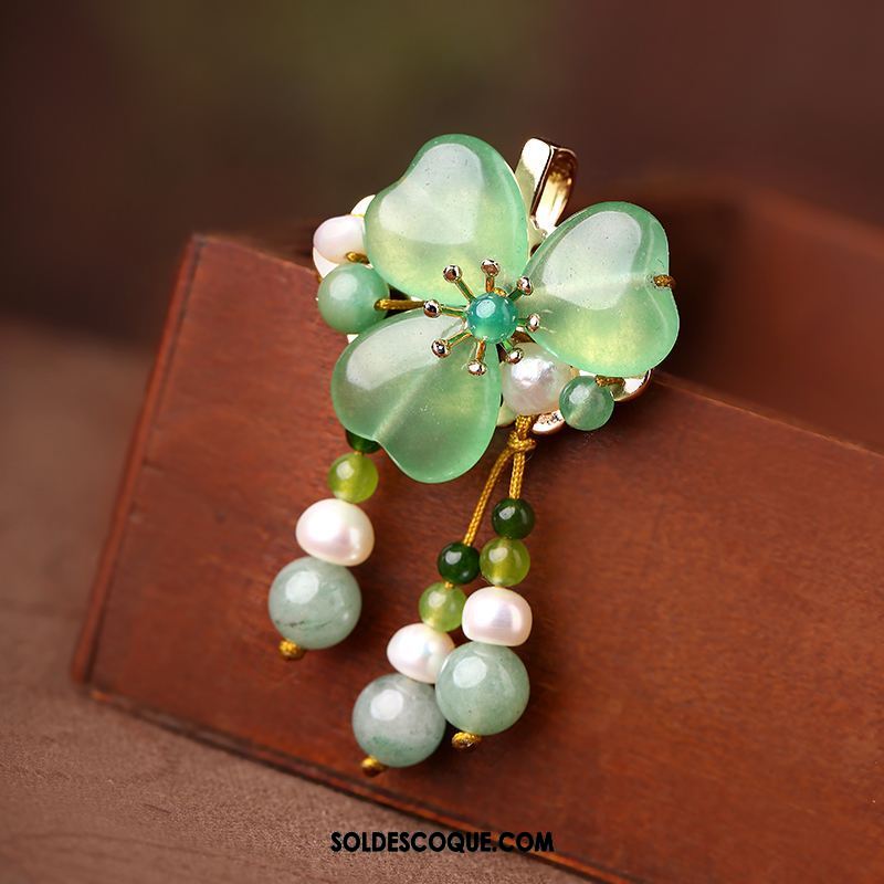 Broche Femme Vert Accessoires Châle Manteau Décoration Pas Cher