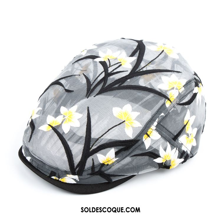 Casquette Chapeau Femme Casquette Crème Solaire Ombre Gaze Fleurs En Ligne