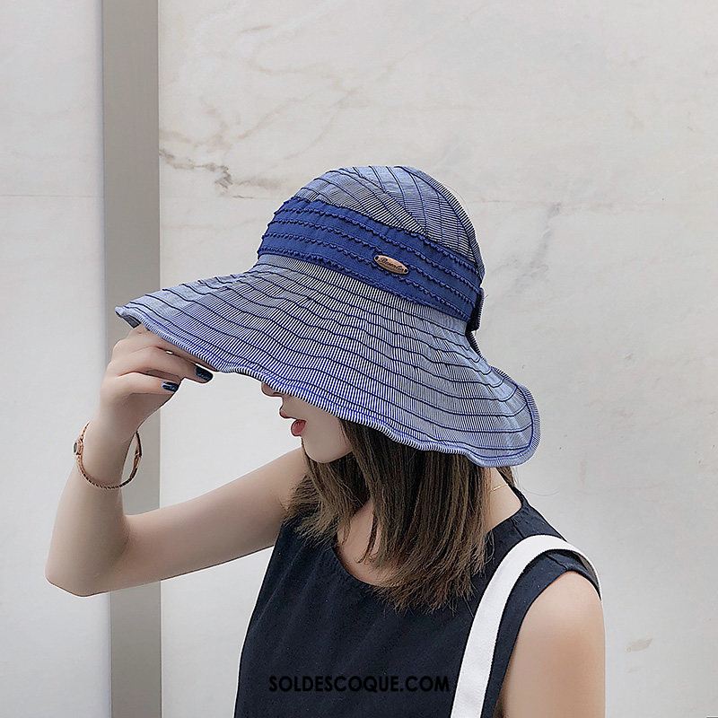 Casquette Chapeau Femme Chapeau Anti-uv Crème Solaire Chapeau De Soleil All-match France