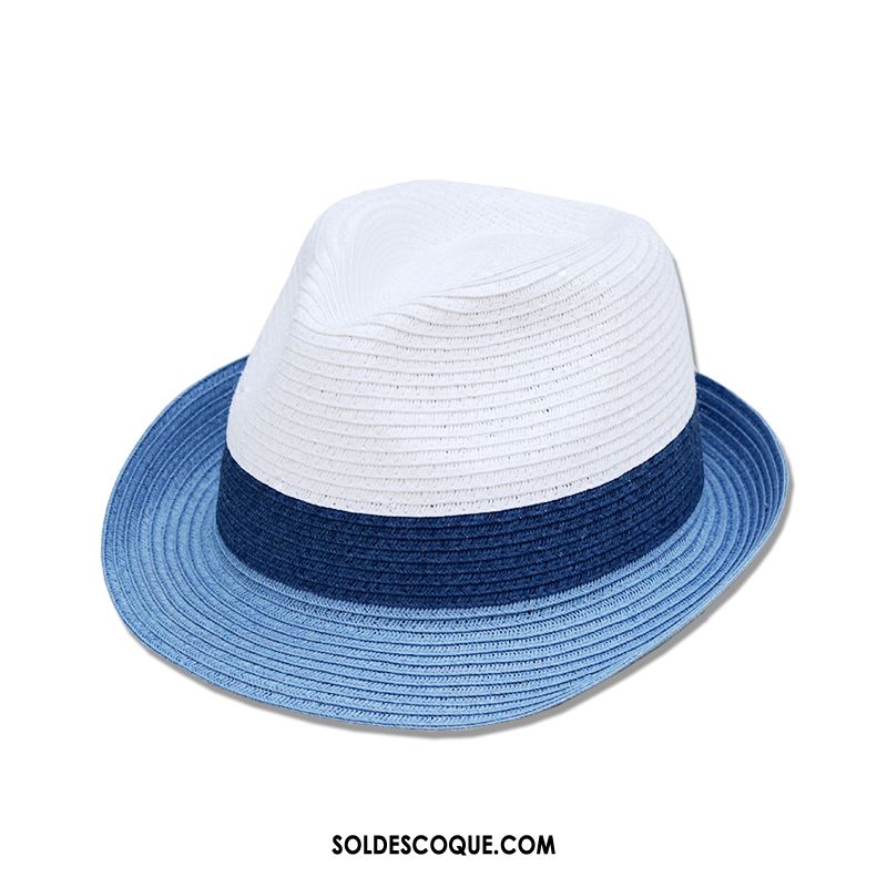 Casquette Chapeau Femme Chapeau Crème Solaire Bord De Mer Plage Le Jazz Pas Cher