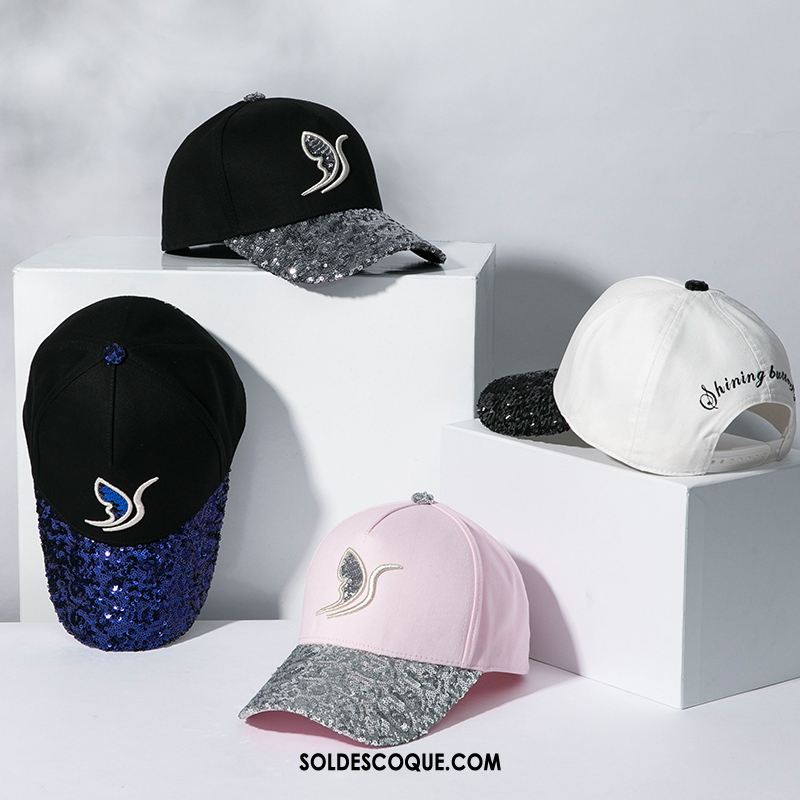 Casquette Chapeau Femme Chapeau Sport Tendance Paillettes Crème Solaire France