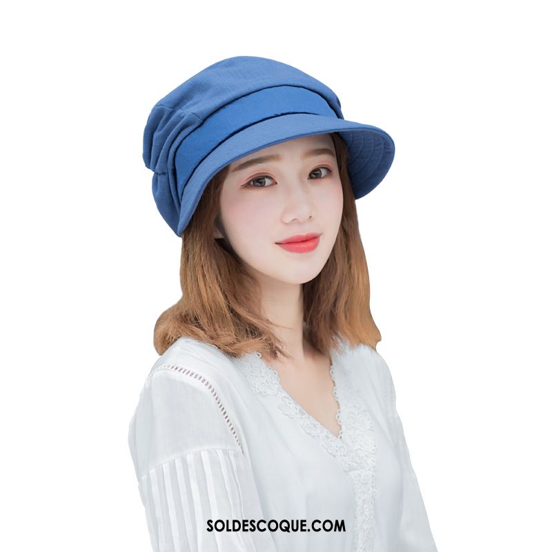 Casquette Chapeau Femme Chapeau Voyage Crème Solaire Plier Mode Pas Cher