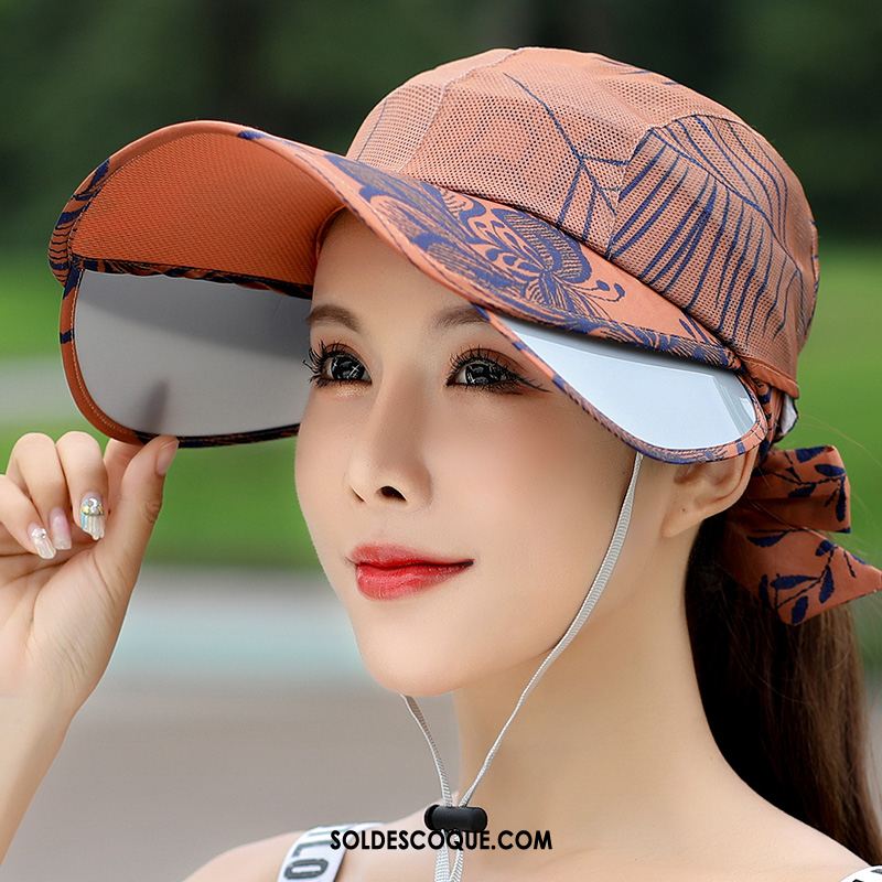 Casquette Chapeau Femme De Plein Air All-match Voyage Anti-uv Gros En Vente