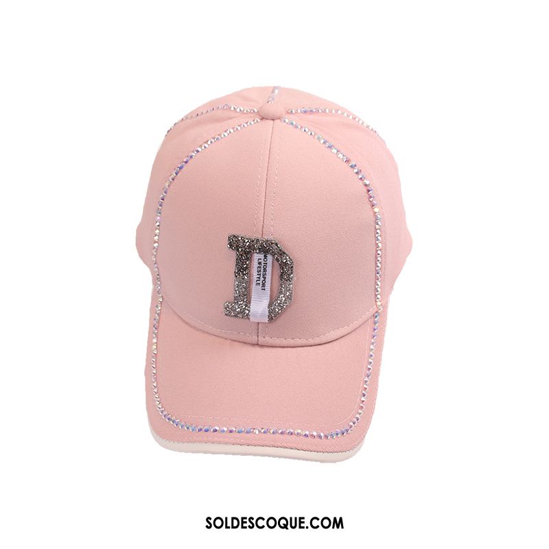 Casquette Chapeau Femme Diamant Rose Le Nouveau Casquette De Baseball Mode Pas Cher