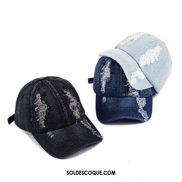 Casquette Chapeau Femme Loisir Rue Denim Lavé À L'eau Homme France