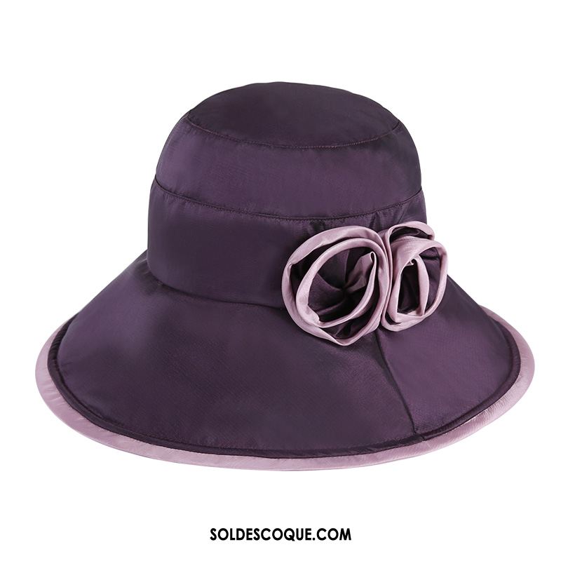 Casquette Chapeau Femme Plier Anti-uv Été Chapeau De Pêcheur Tissu France