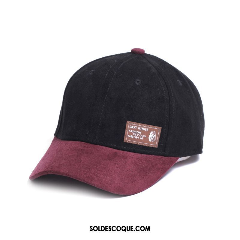 Casquette Chapeau Homme Noir Face De Réparation Lettre All-match Modèles Féminins Soldes