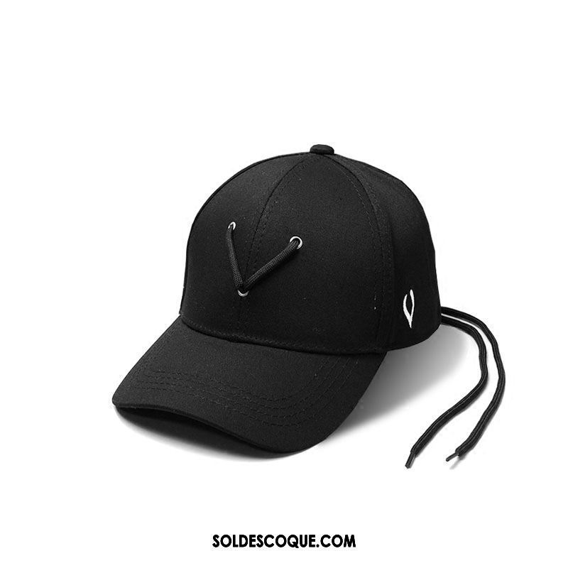 Casquette Chapeau Homme Personnalité Hip Hop Casquette De Baseball Tendance Noir Et Blanc En Vente