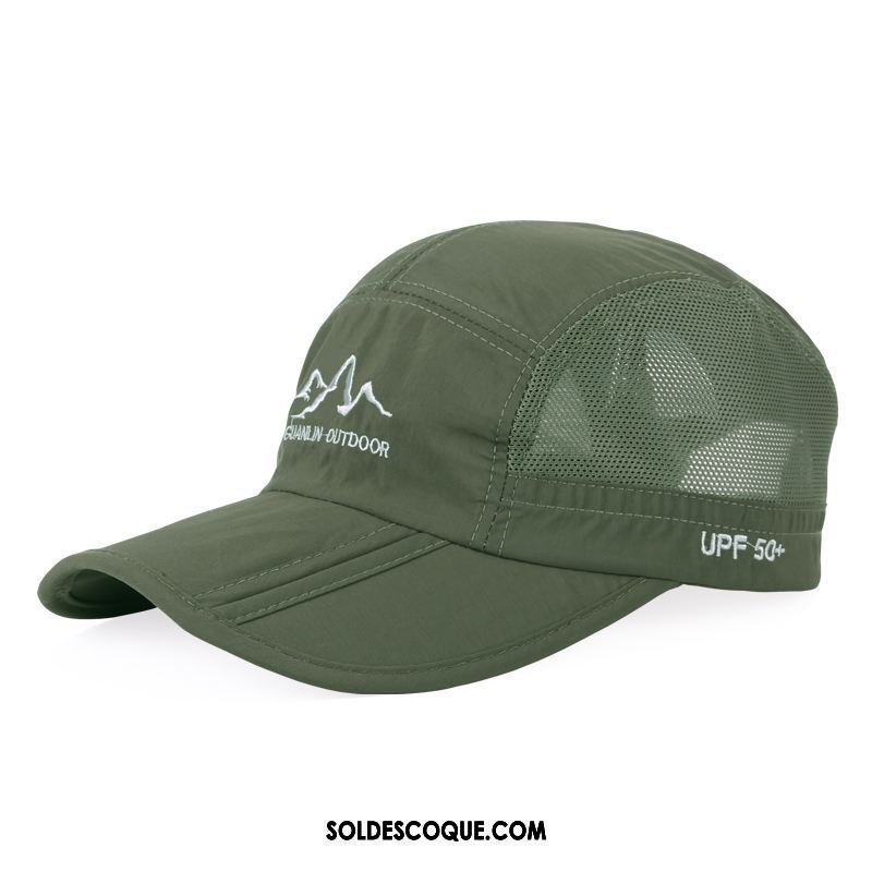 Casquette Chapeau Homme Vert Plier Casquette Crème Solaire Ombre En Ligne