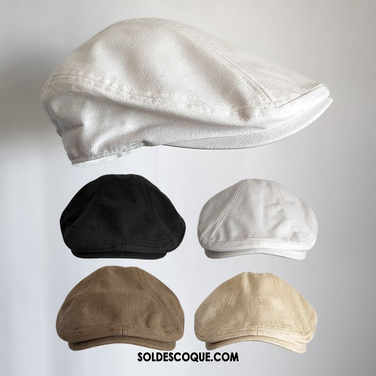 Casquette Chapeau Homme Été Crème Solaire Printemps Blanc Mince Pas Cher