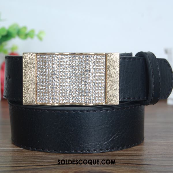 Ceinture Femme Blanc Pierres De Strass Décoration Diamant Mode En Vente